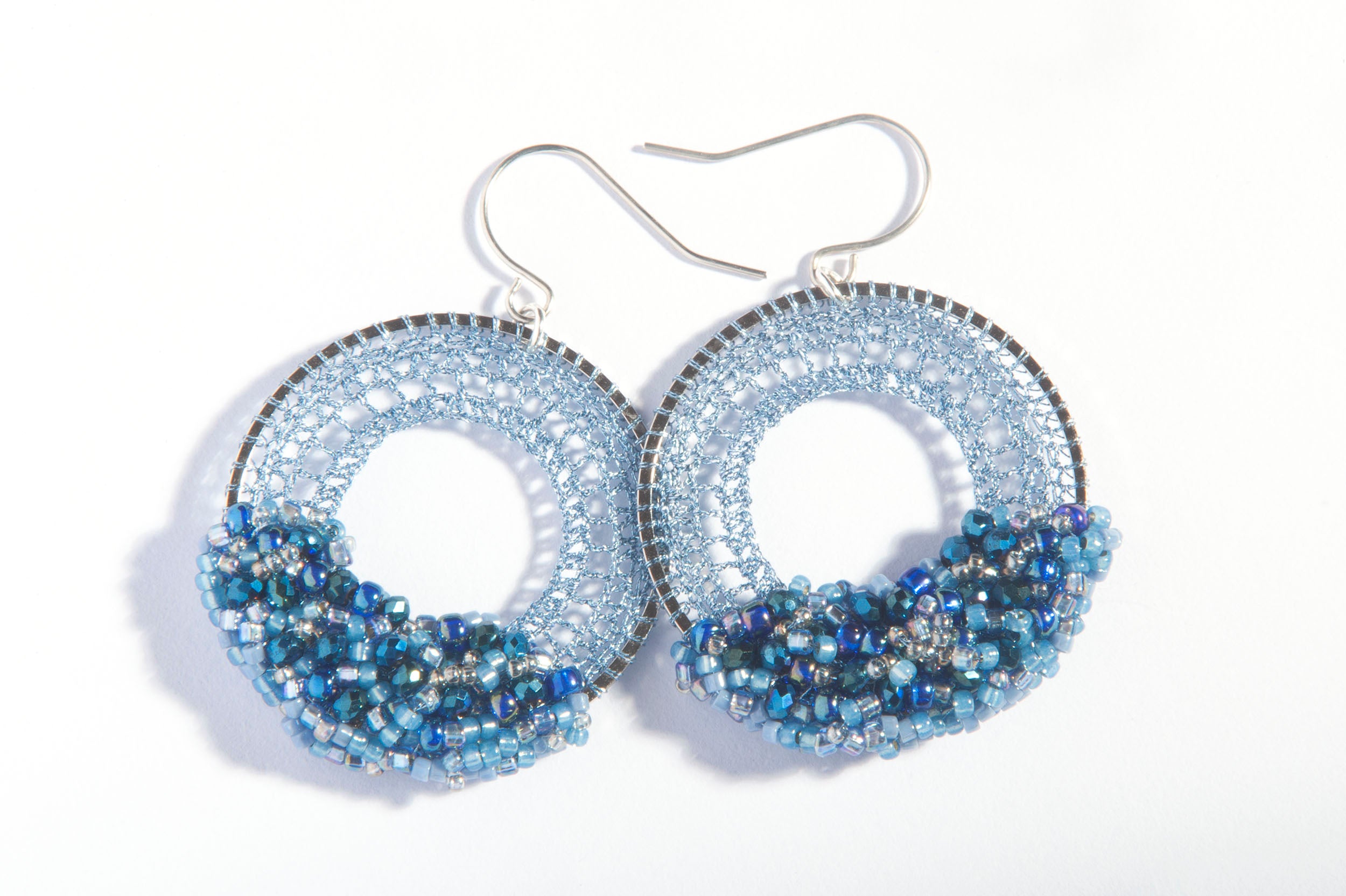 Moon Stone Beaded Micro-Crochet