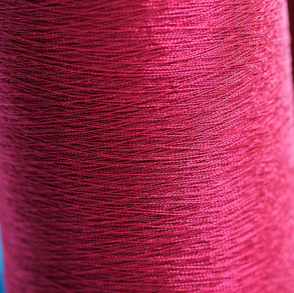 Fuchsia Beaded Micro-Crochet