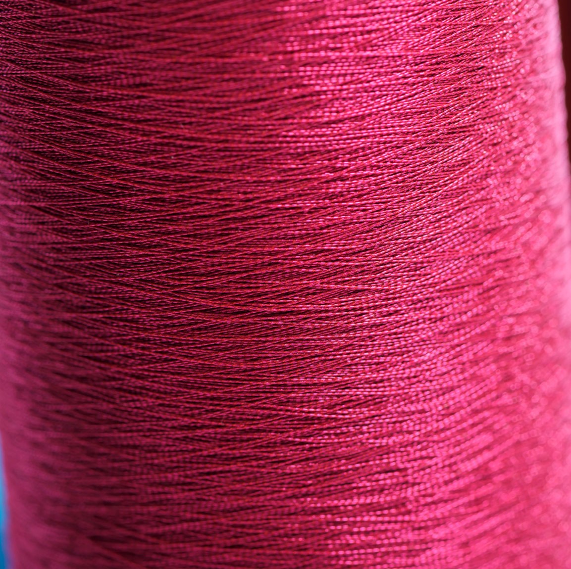 Burgundy-Rose Bead & Crystal Micro-Crochet