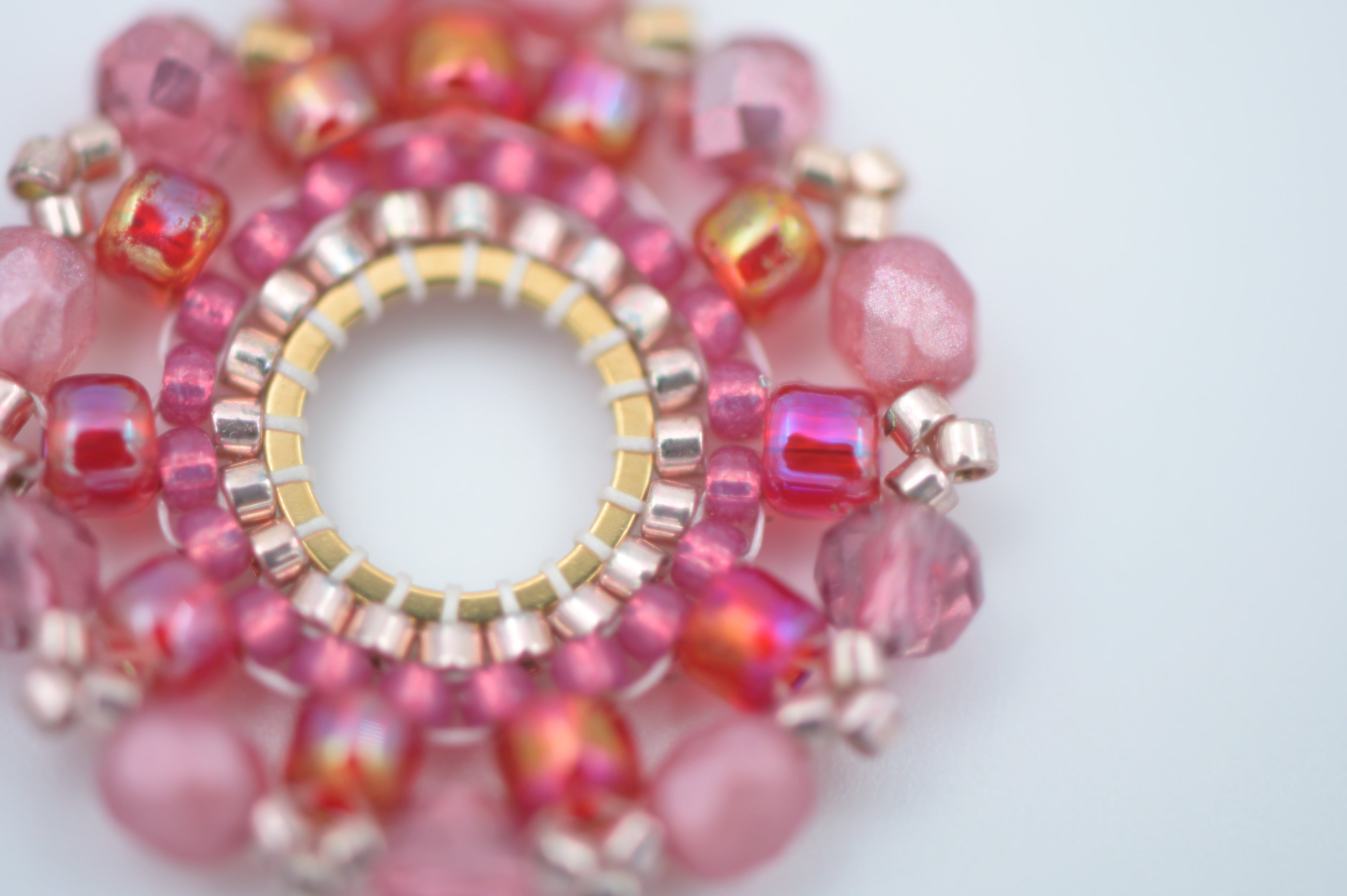 Fuchsia Hexagons