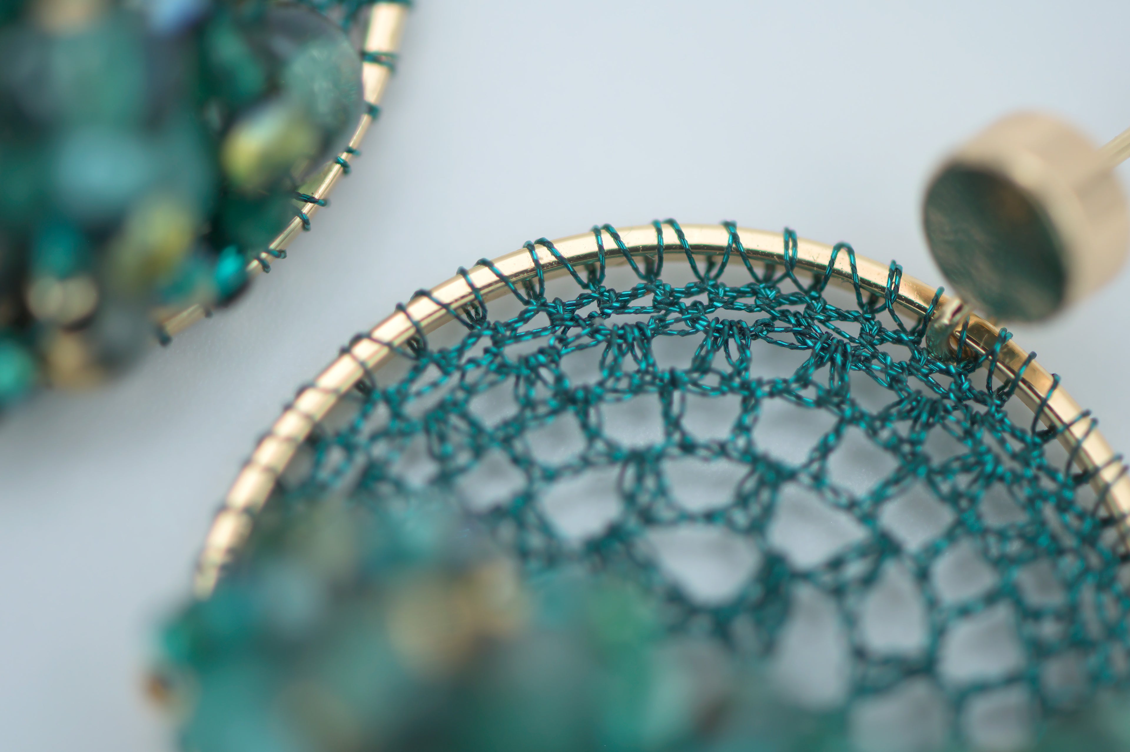Teal Micro-Crochet (Small)