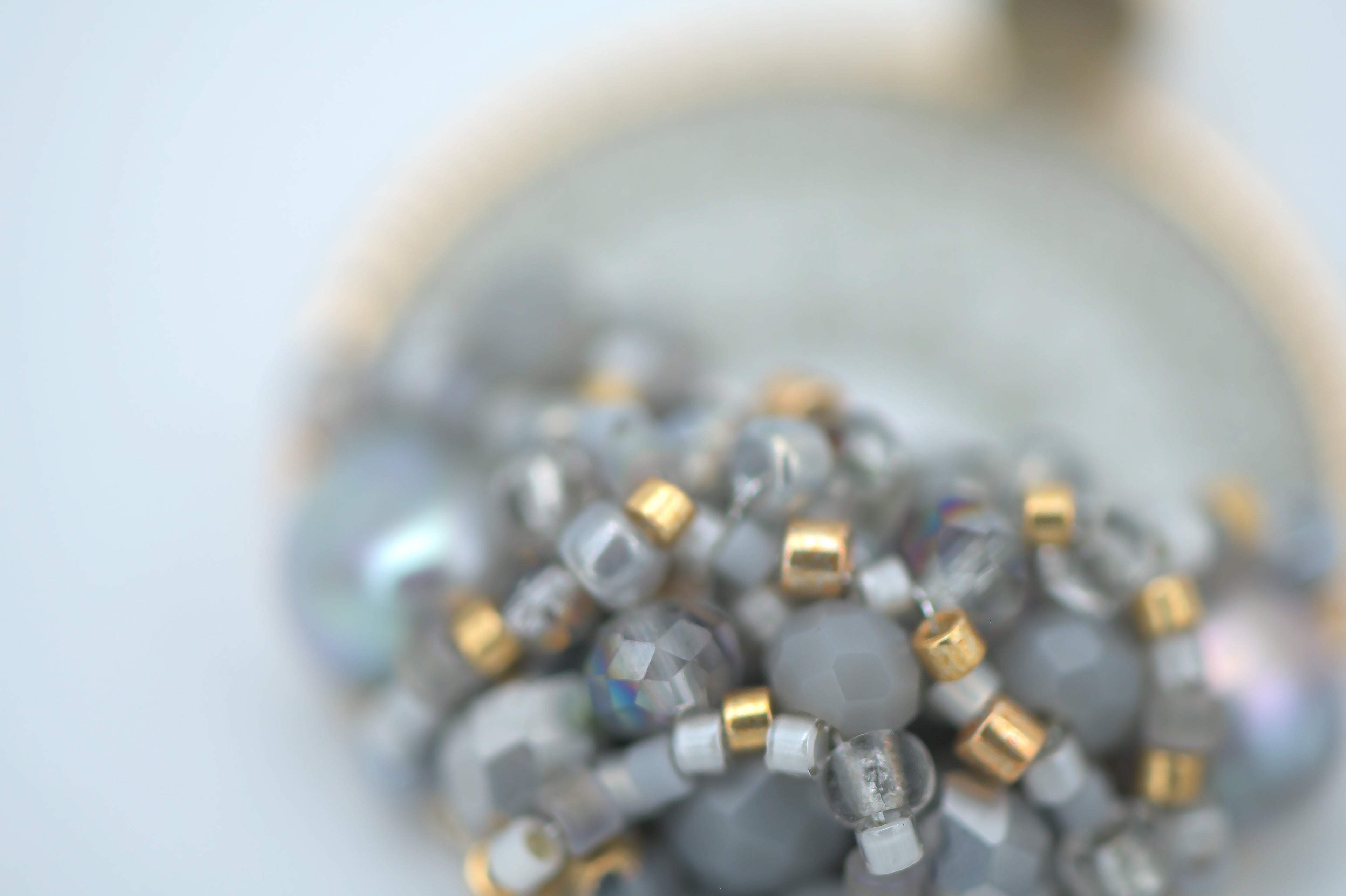 Silver & Gold Micro-Crochet (Small)