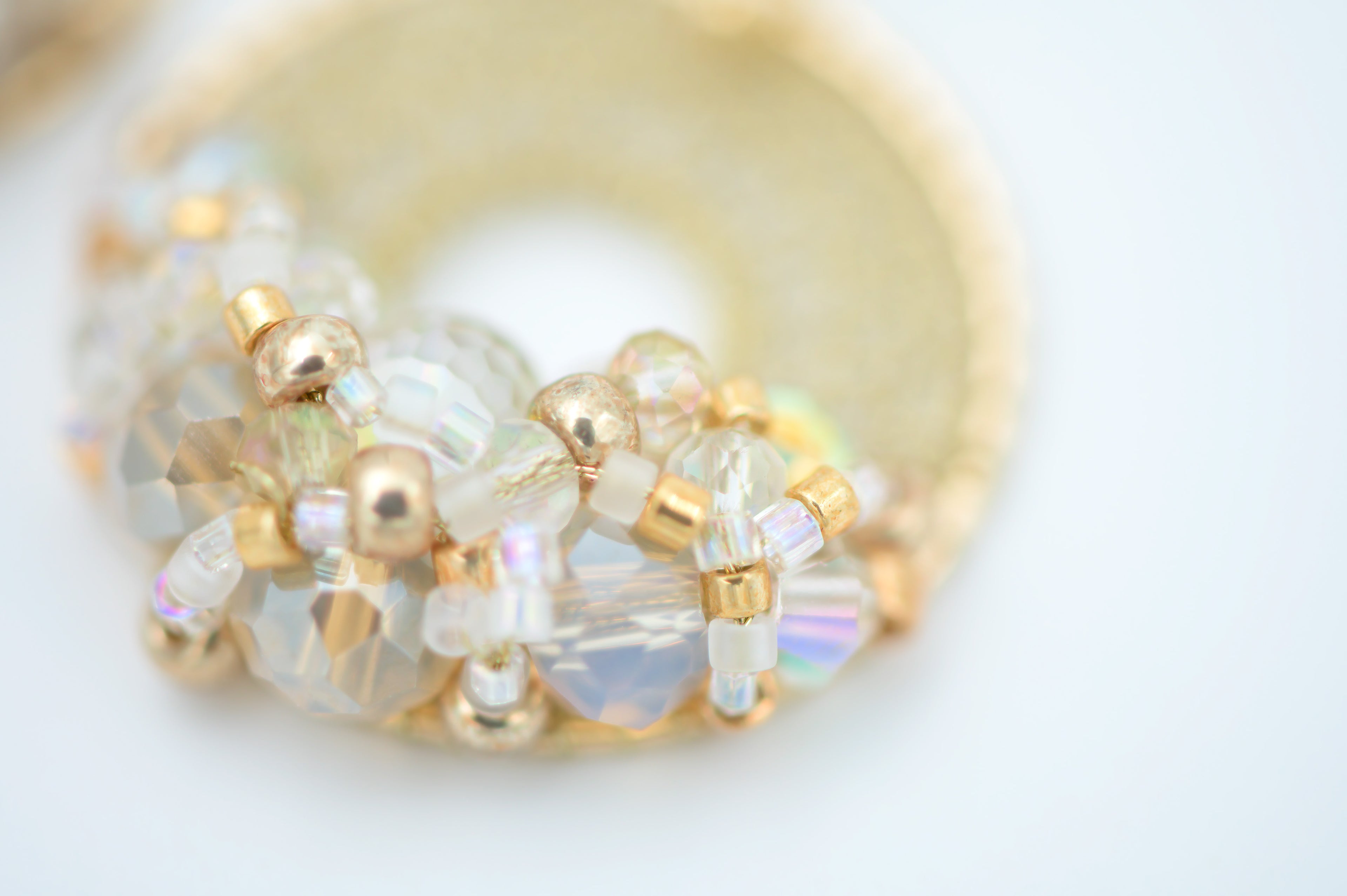Gold & Crystal Micro-Crochet (X-Small)