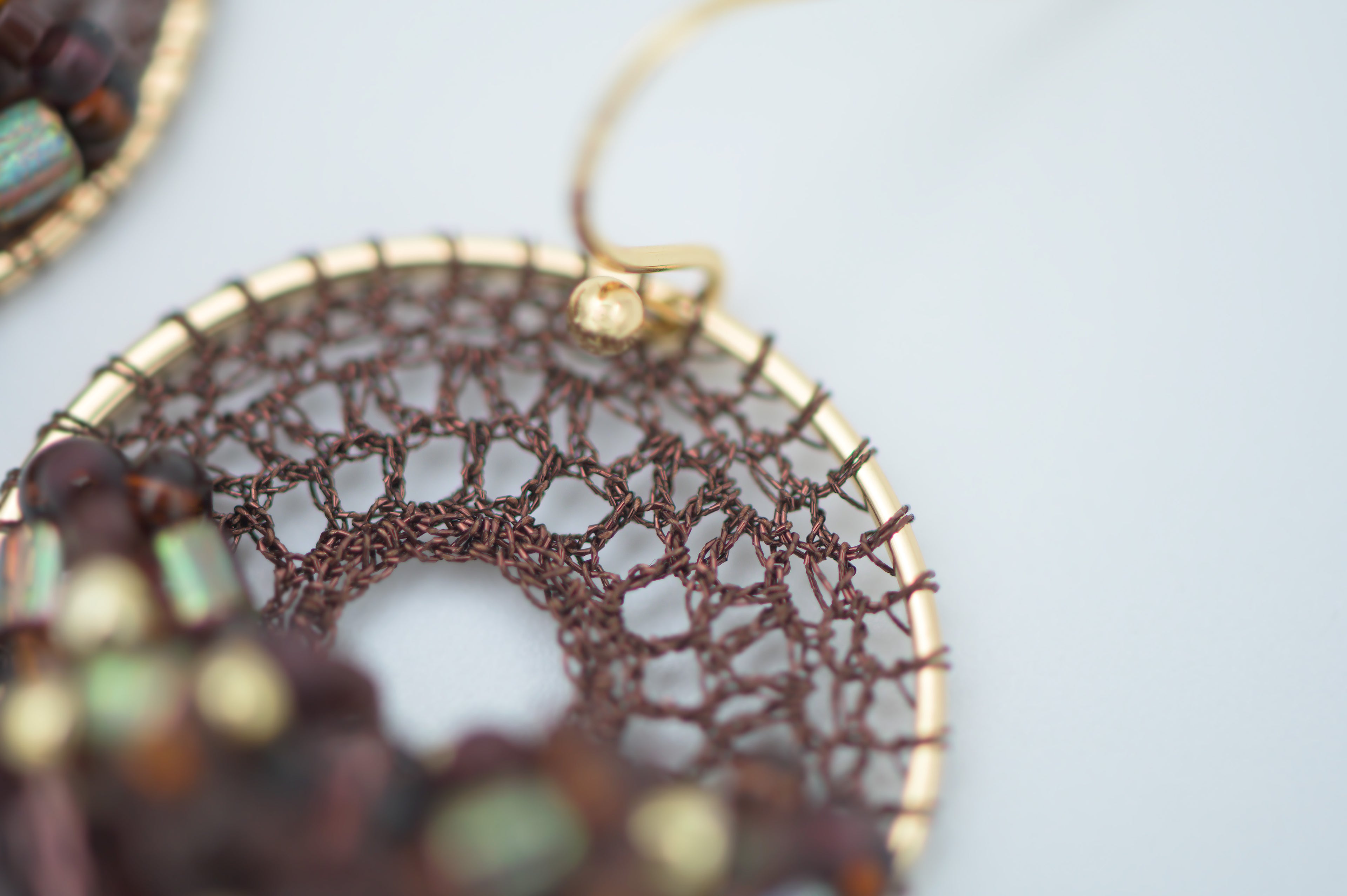Chocolate Brown Micro-Crochet (X-Small)