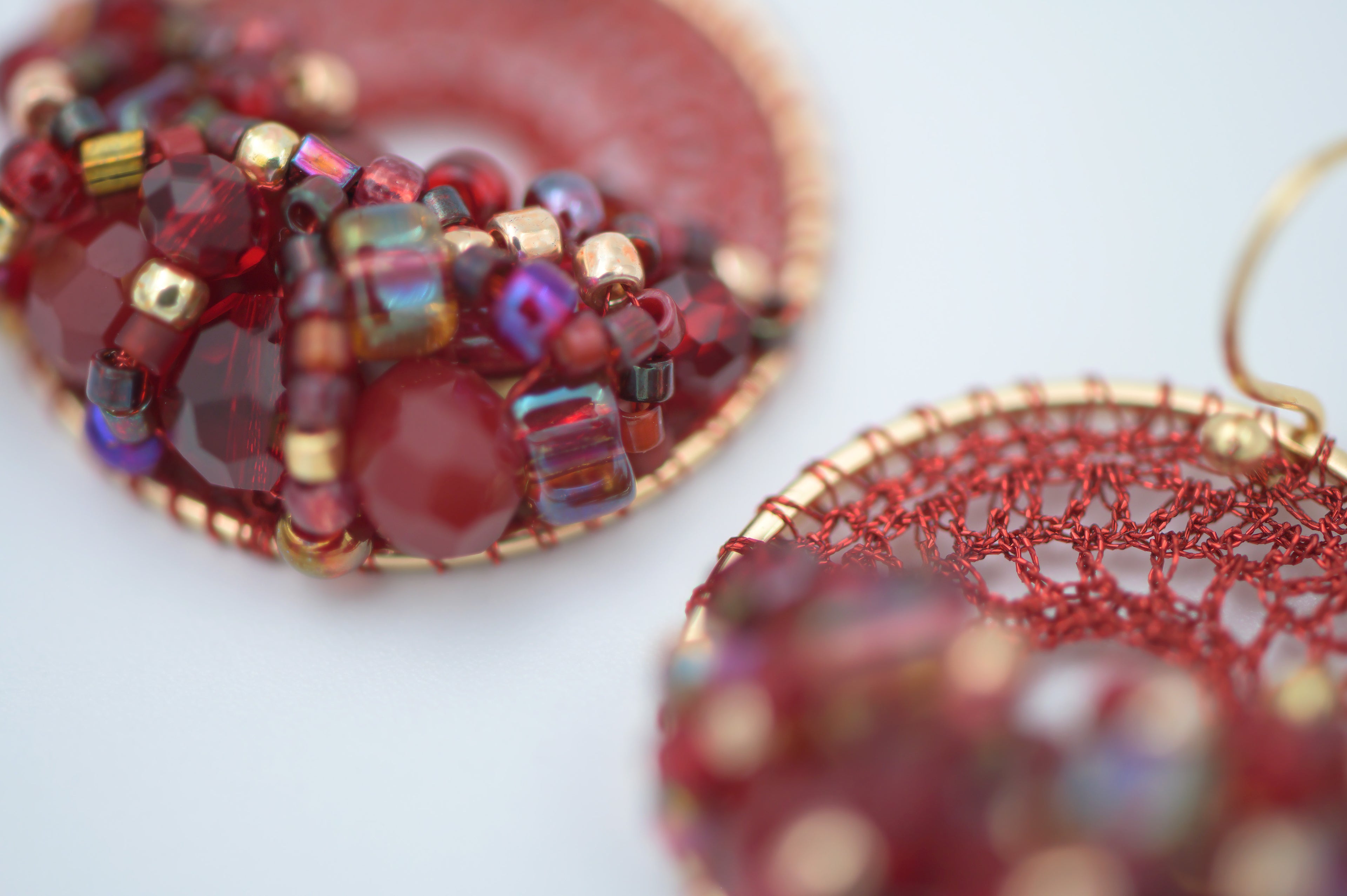 Burgundy Micro-Crochet (X-Small)