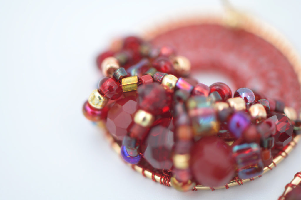 Burgundy Micro-Crochet (X-Small)