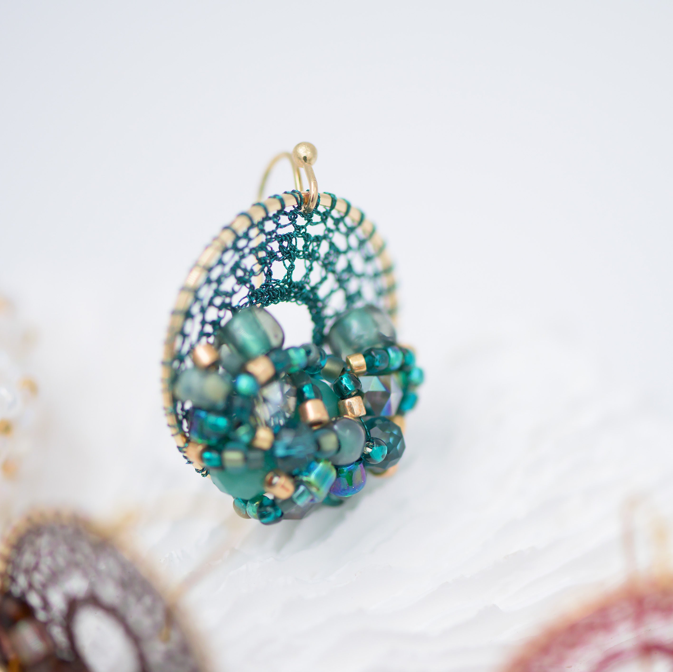 Teal Micro-Crochet (Small)