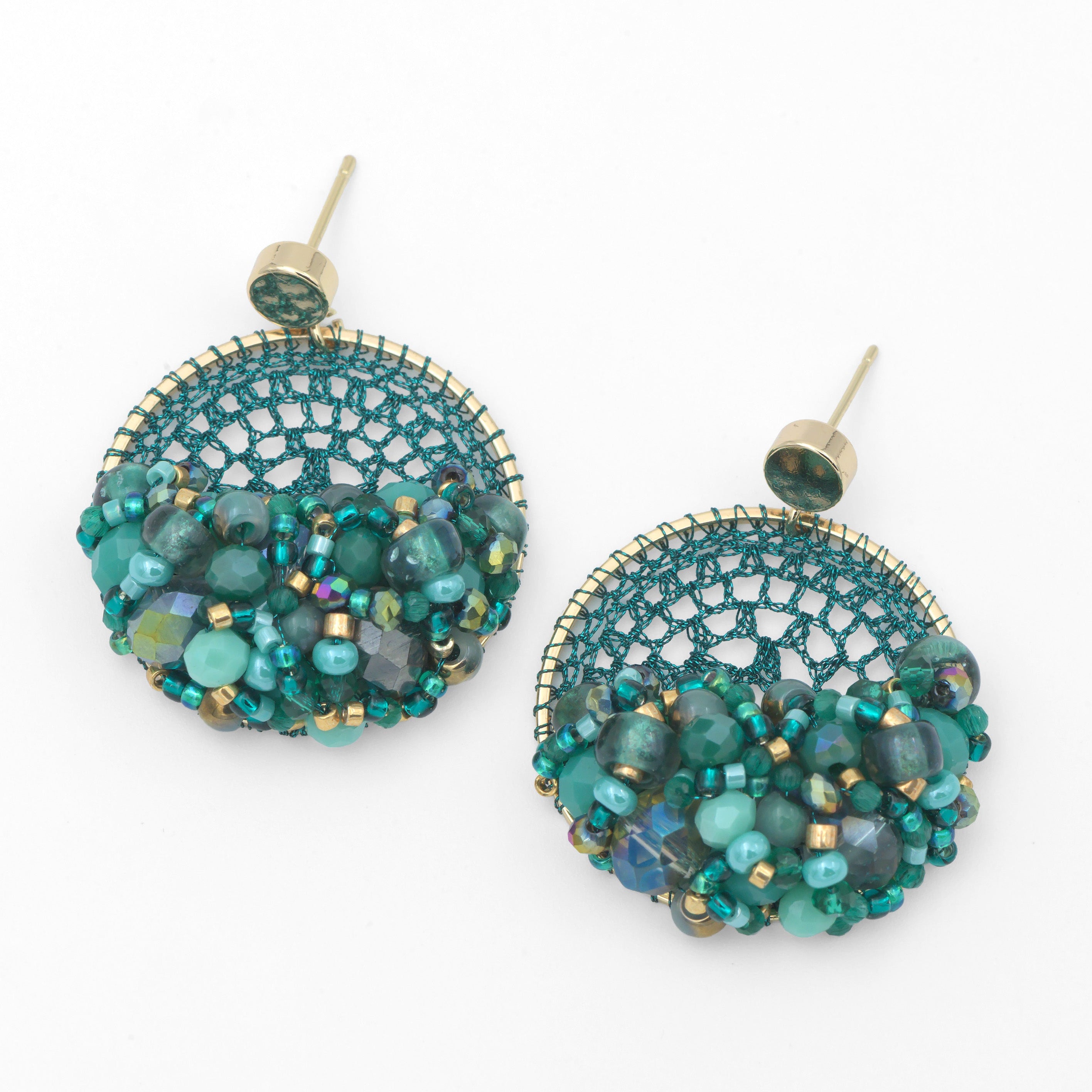 Teal Micro-Crochet (Small)