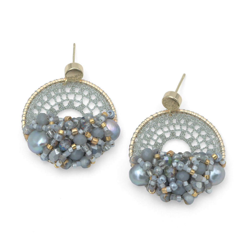 Silver & Gold Micro-Crochet (Small)
