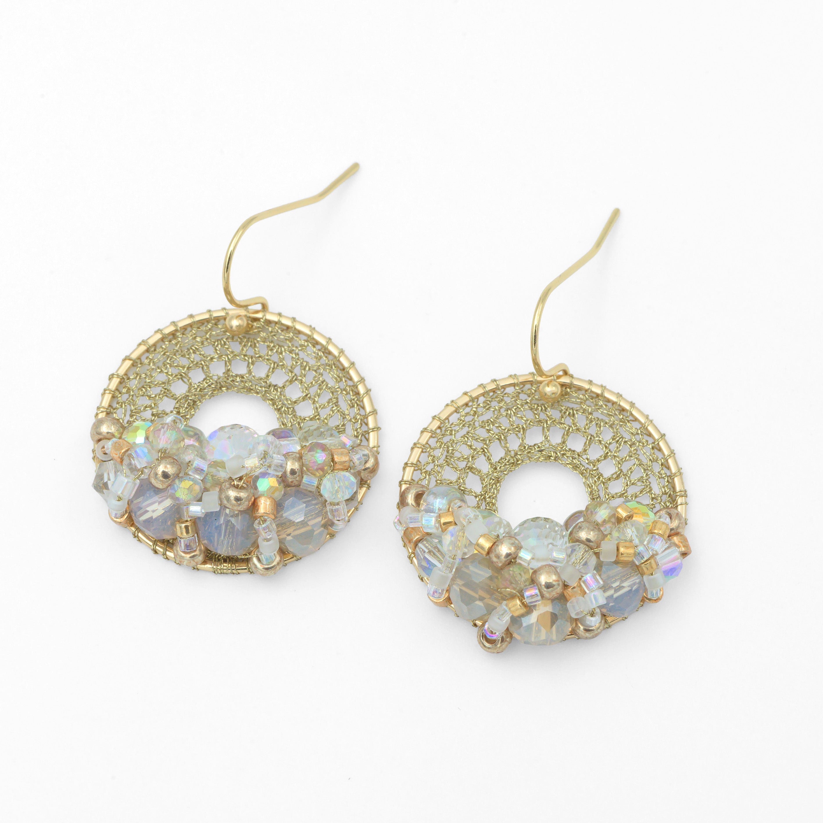 Gold & Crystal Micro-Crochet (X-Small)