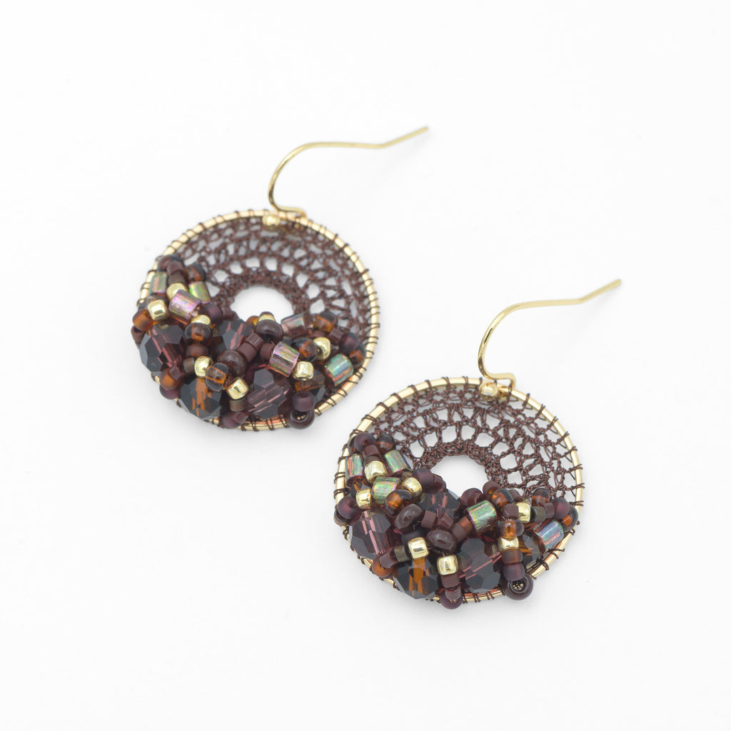 Chocolate Brown Micro-Crochet (X-Small)
