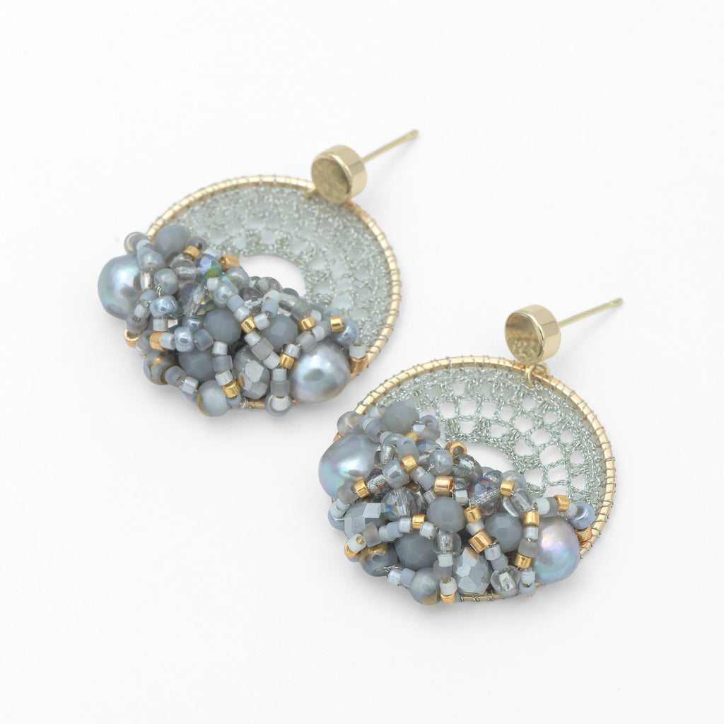 Silver & Gold Micro-Crochet (Small)