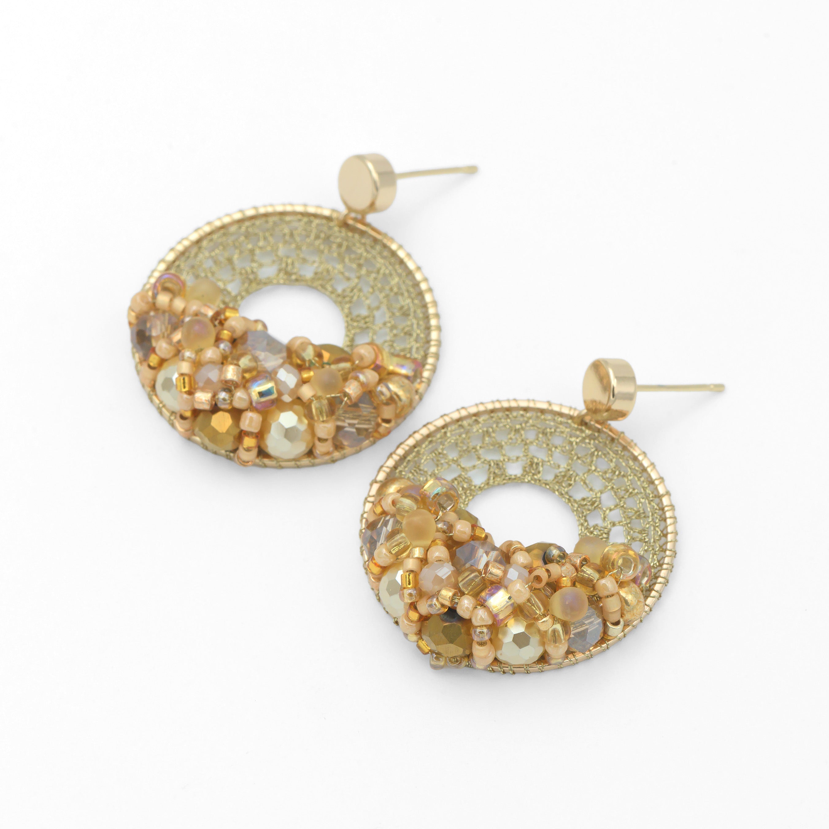 Champagne Gold Micro-Crochet (Small)