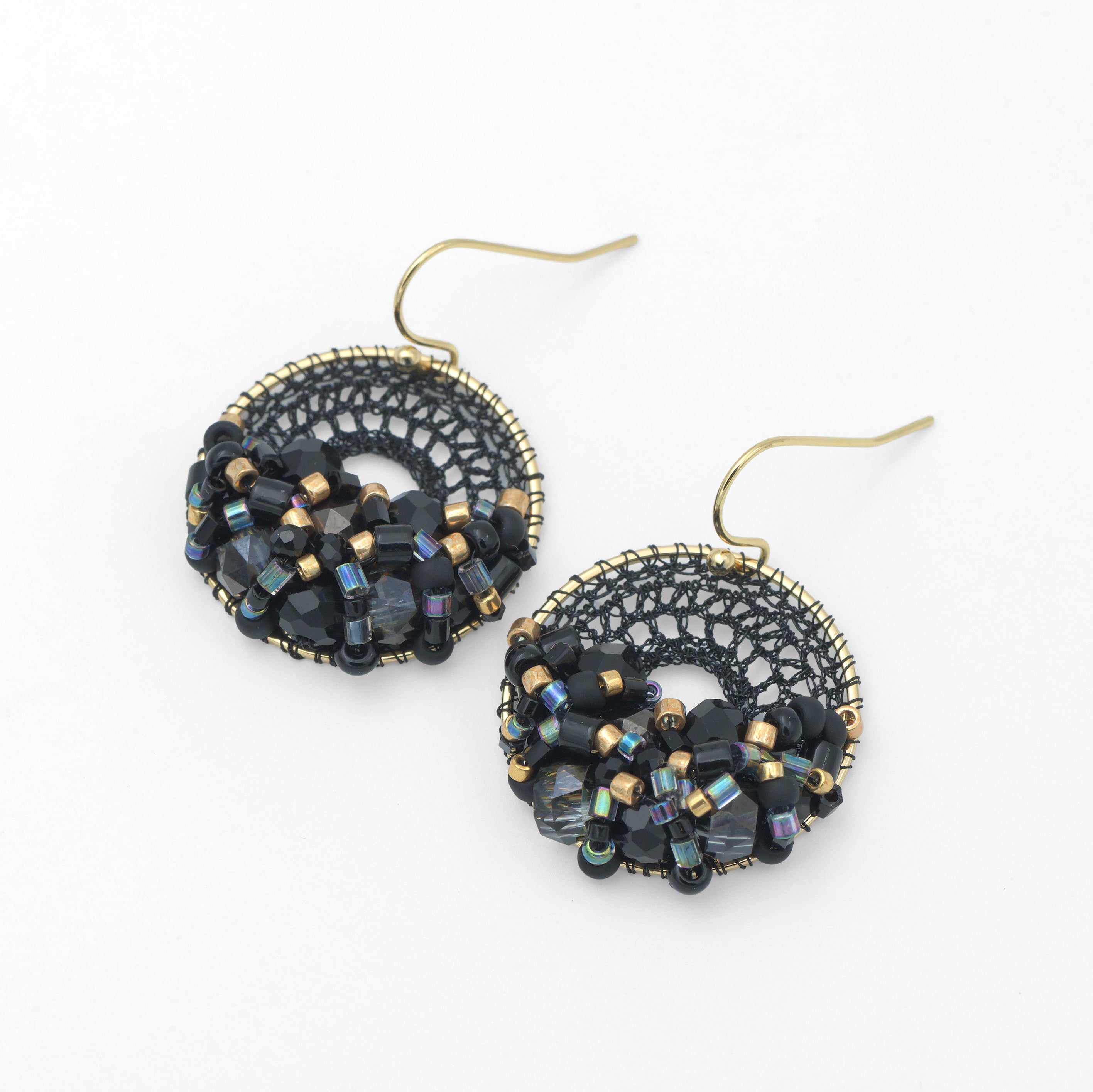 Black & Gold Micro-Crochet (X-Small)