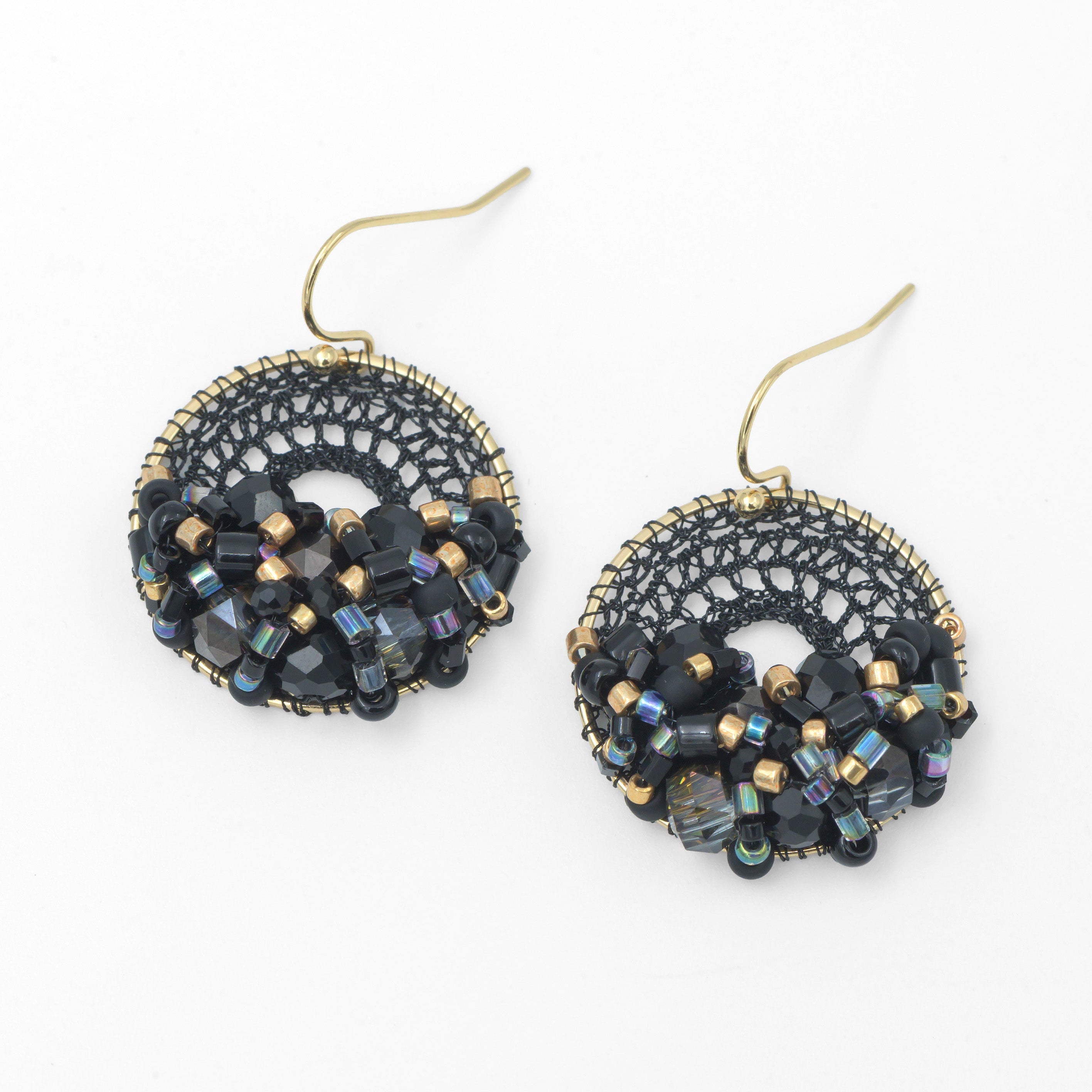 Black & Gold Micro-Crochet (X-Small)