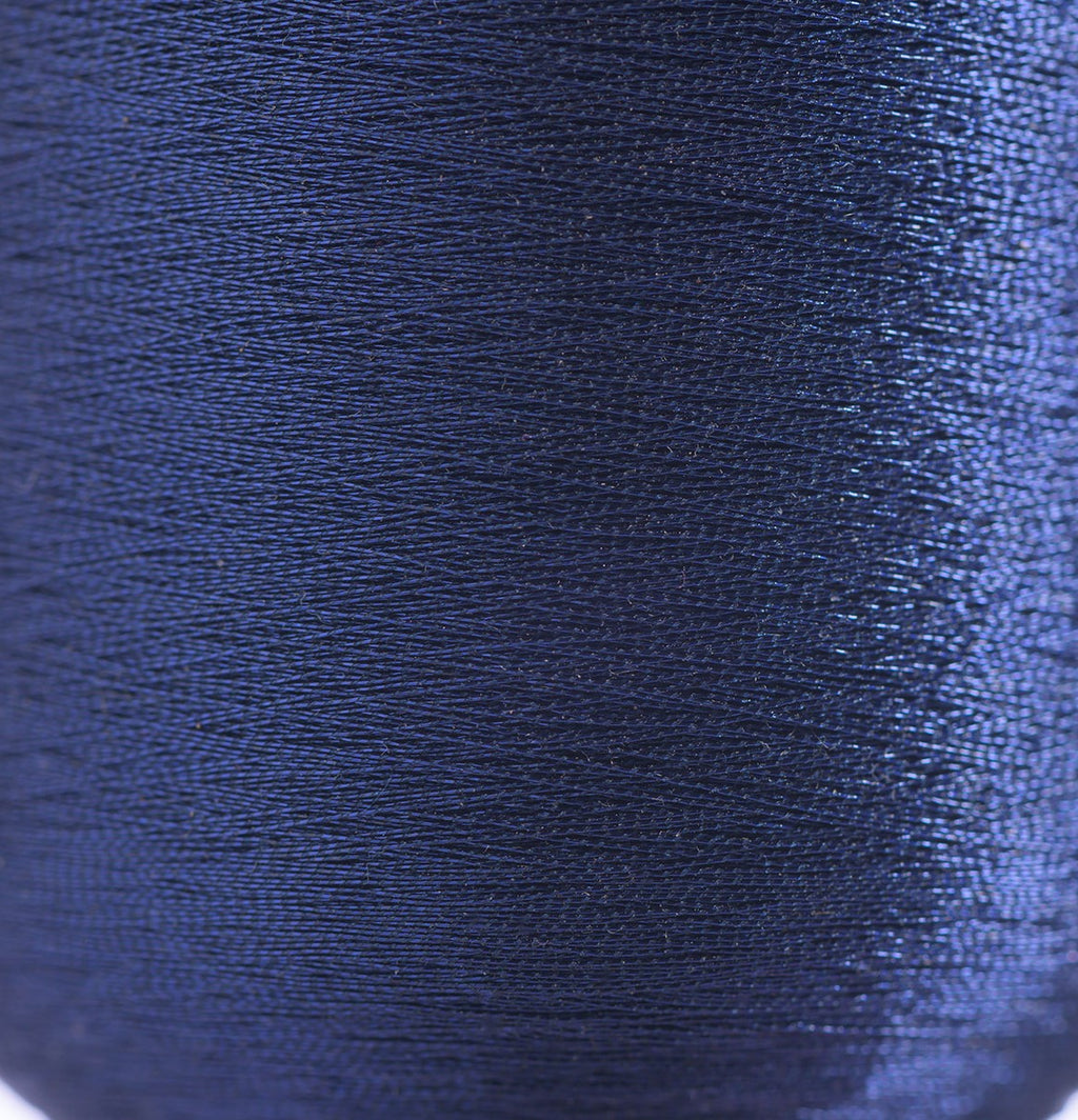 Cobalt Beaded Micro-Crochet