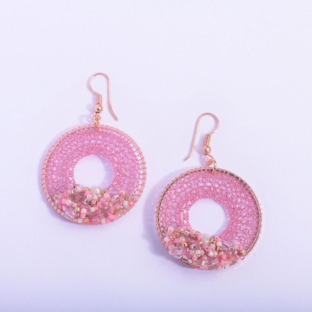 Peony Beaded Micro-Crochet