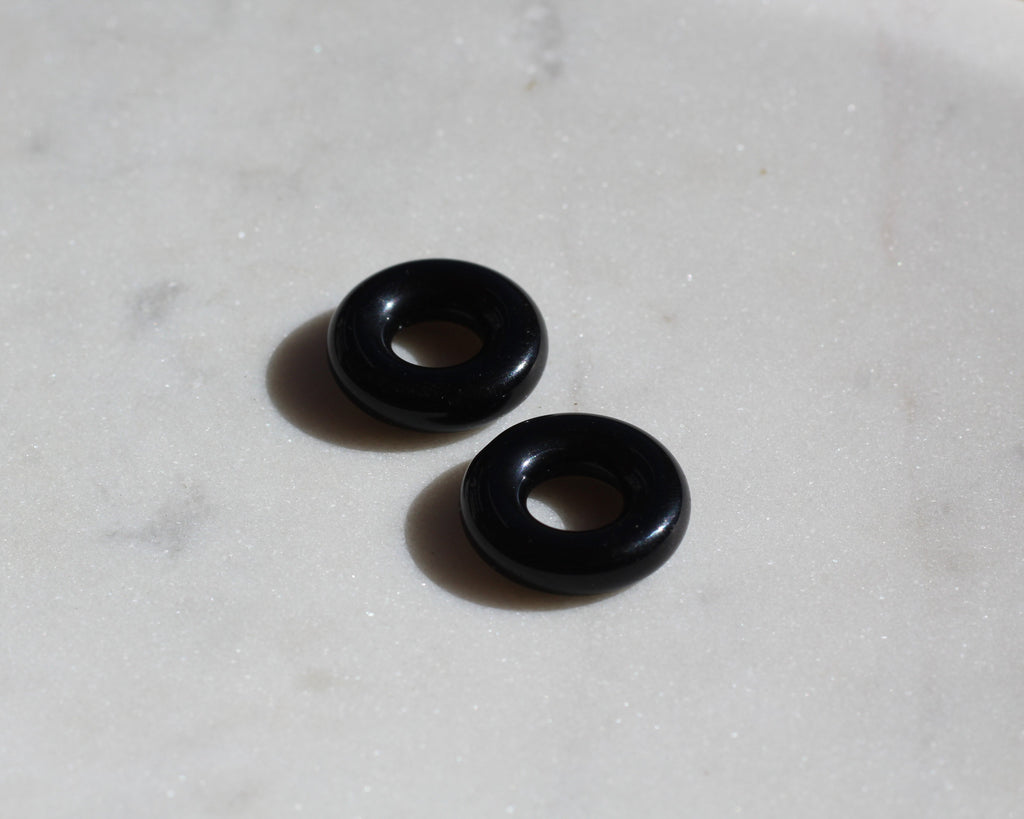 Black Agate Donut