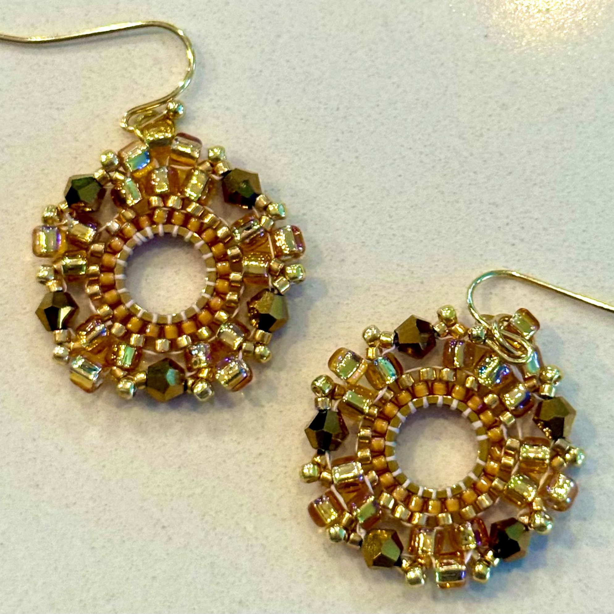 Gold Hexagons