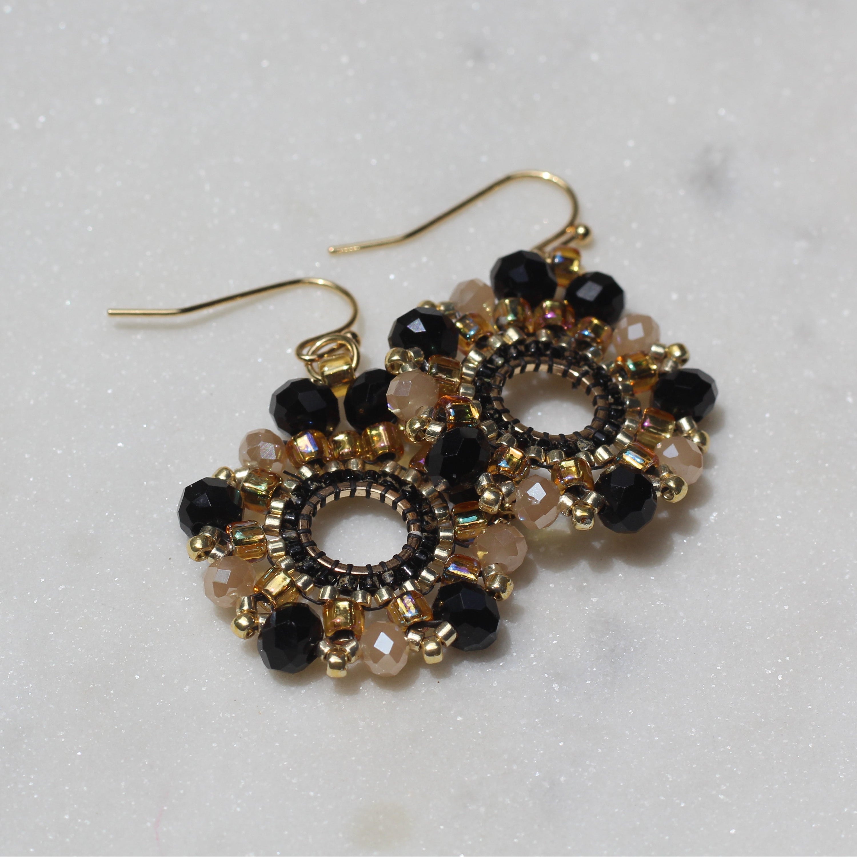Black & Gold Hexagons