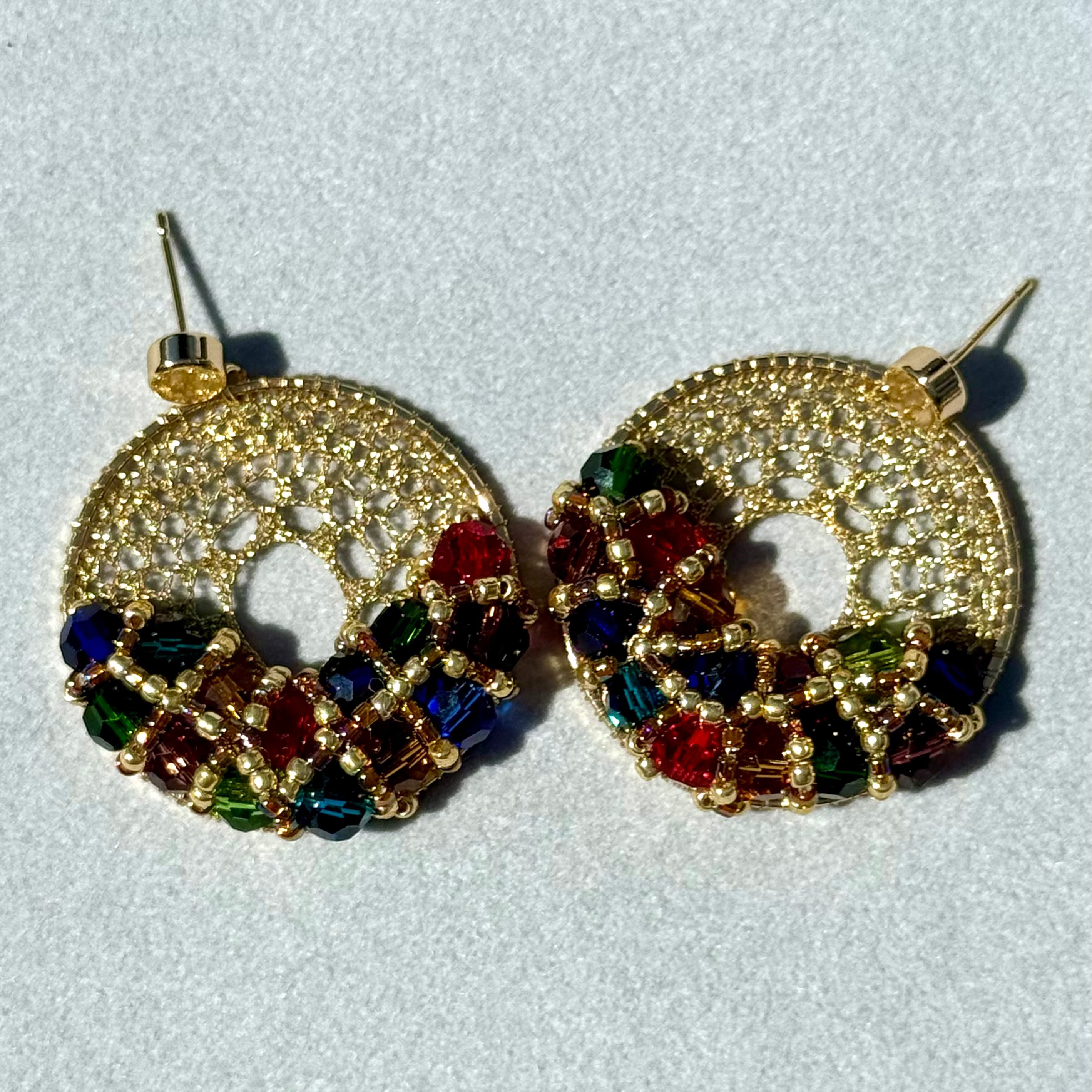 Jewel Bead & Crystal Micro-Crochet