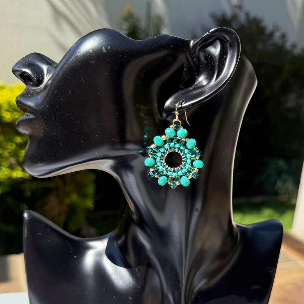 Turquoise Hexagons