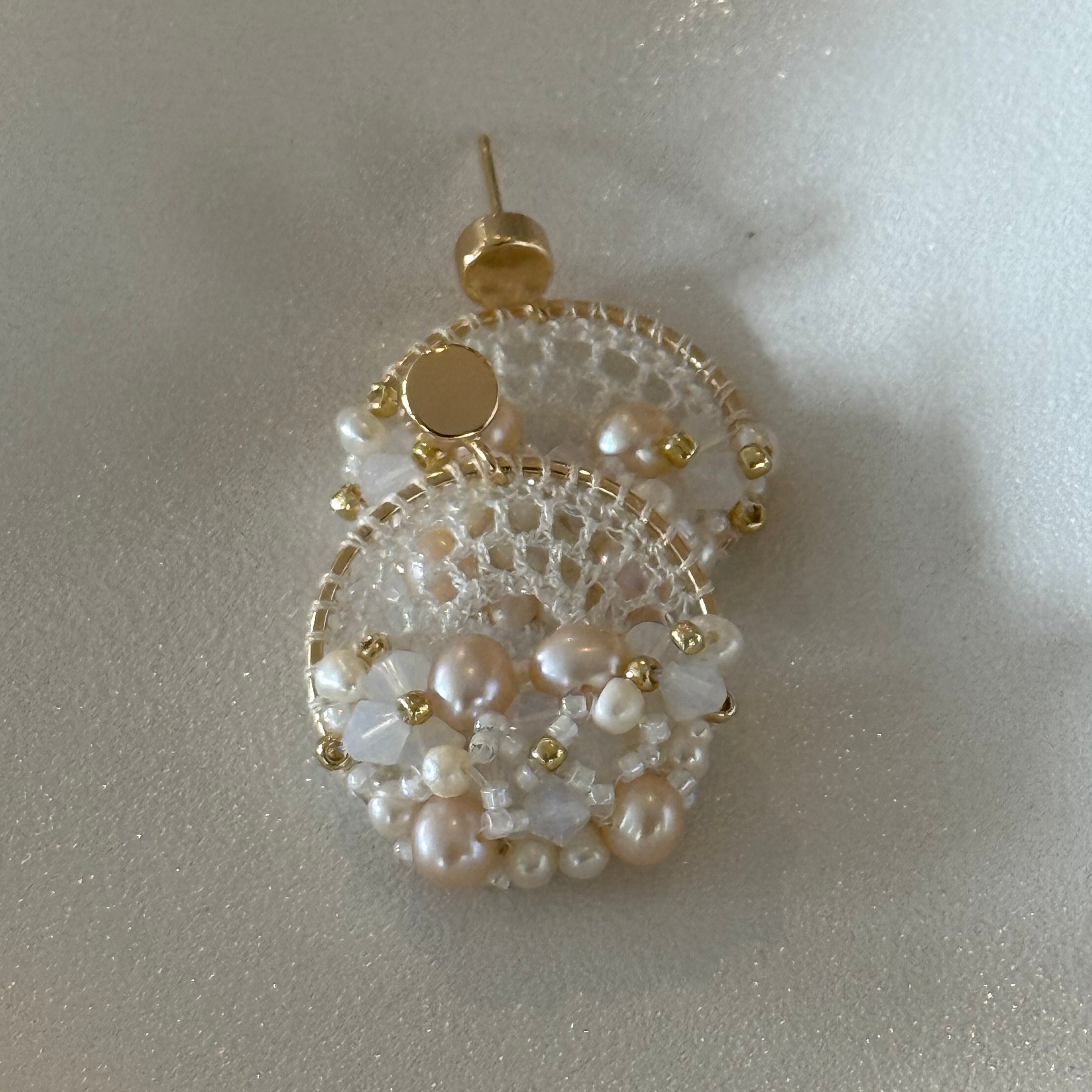 White & Pearl Micro-Crochet