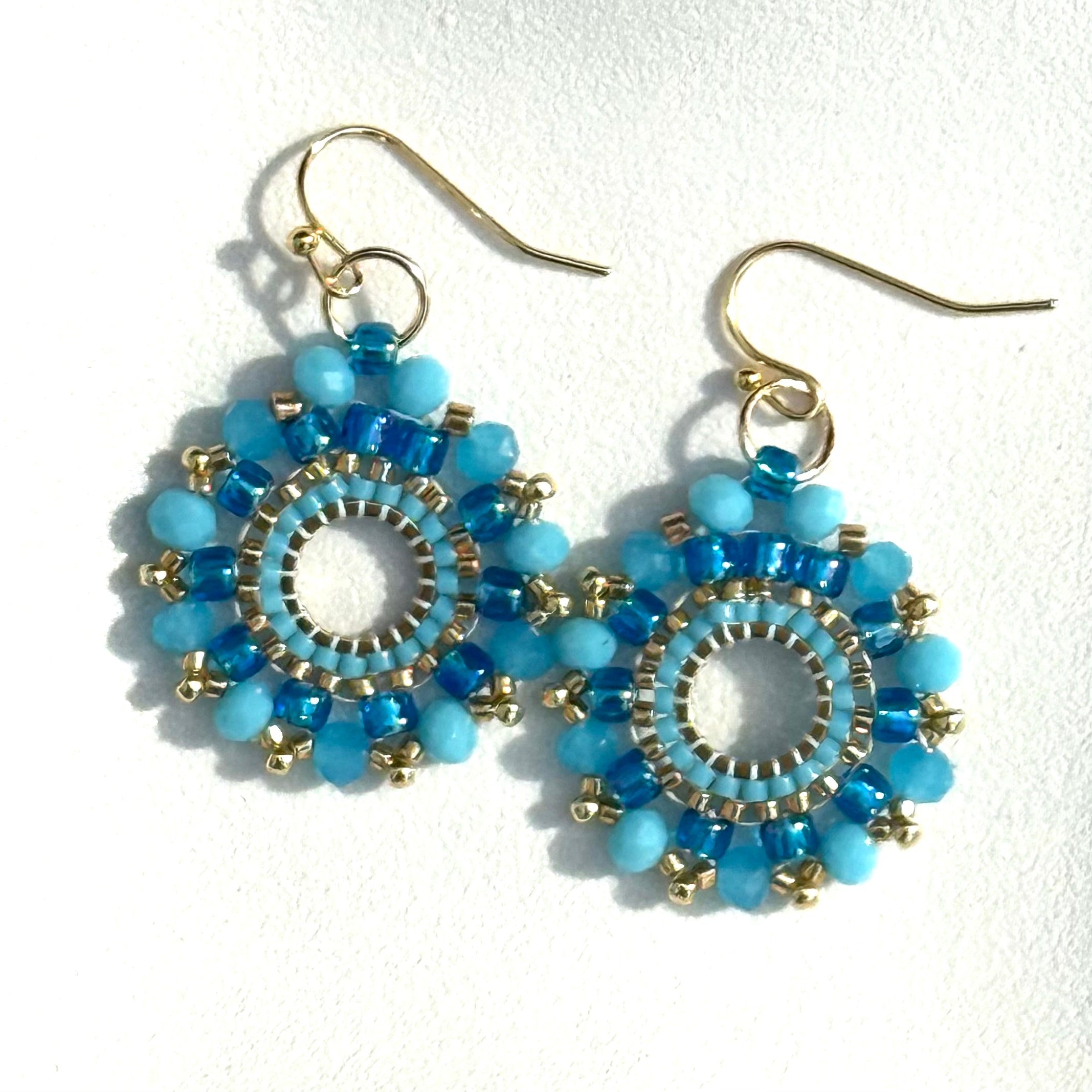 Sky Blue Hexagons