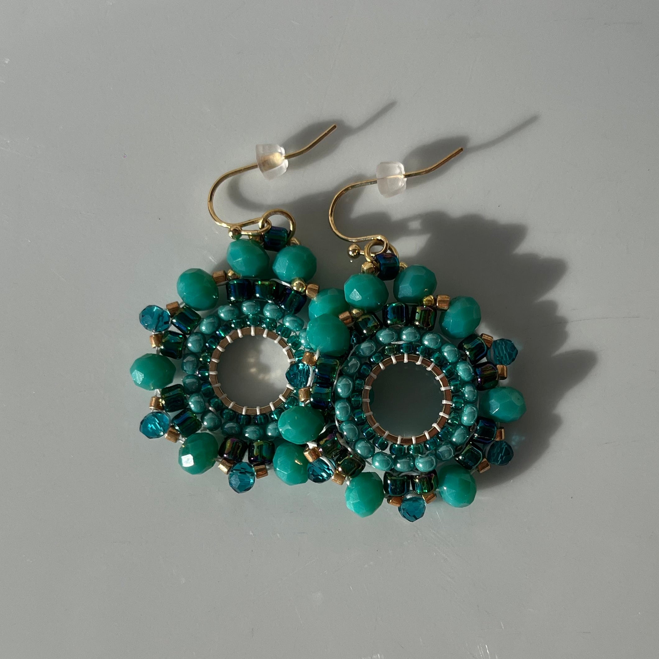 Turquoise Hexagons