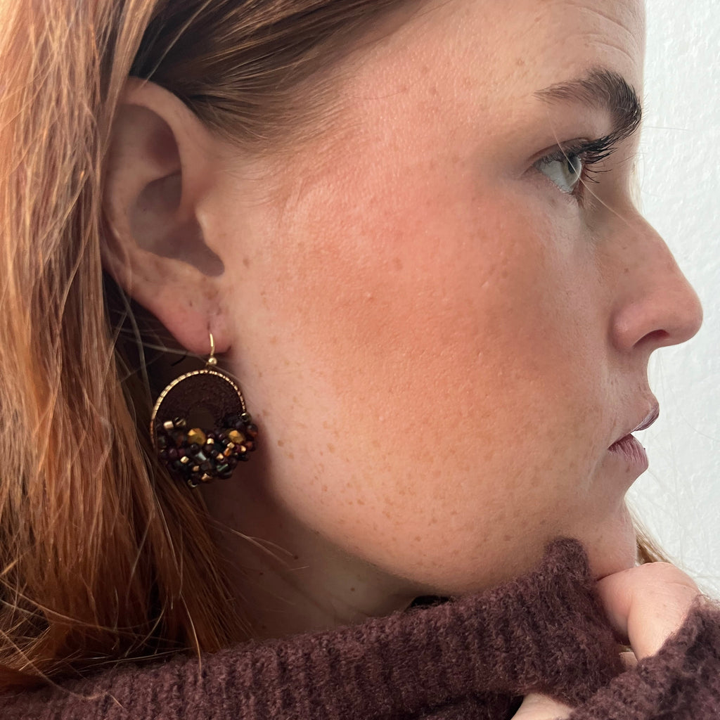 Chocolate Brown Micro-Crochet (X-Small)