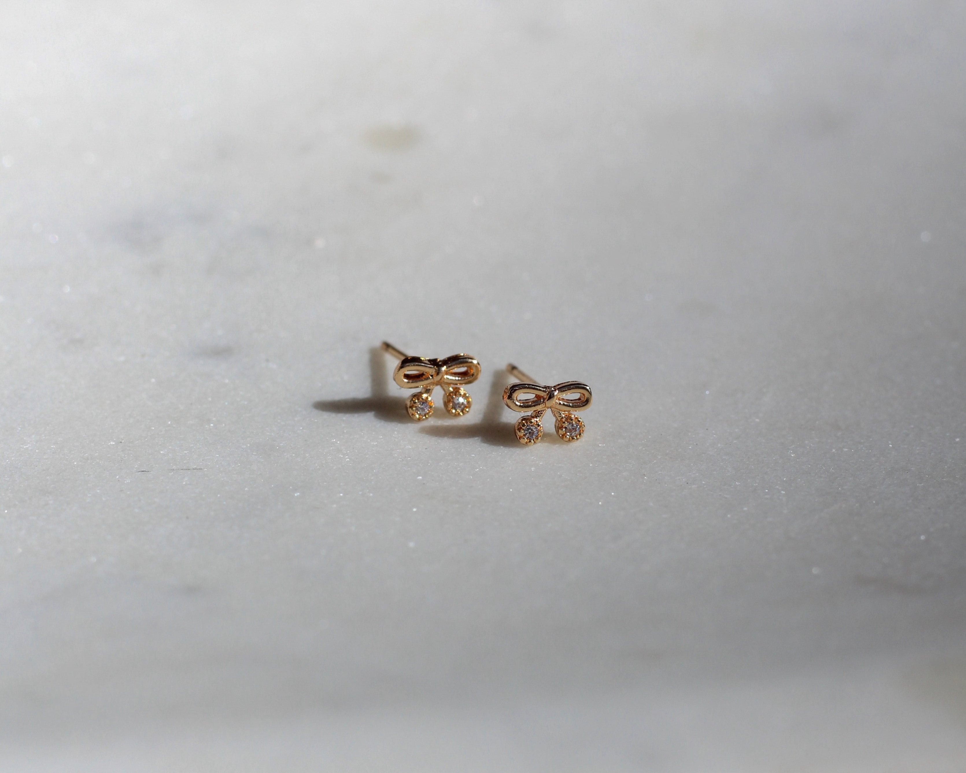 Mini Bow Studs