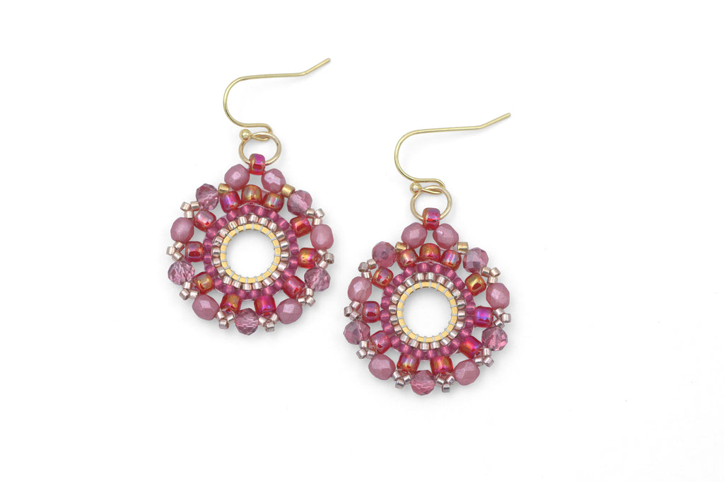 Fuchsia Hexagons
